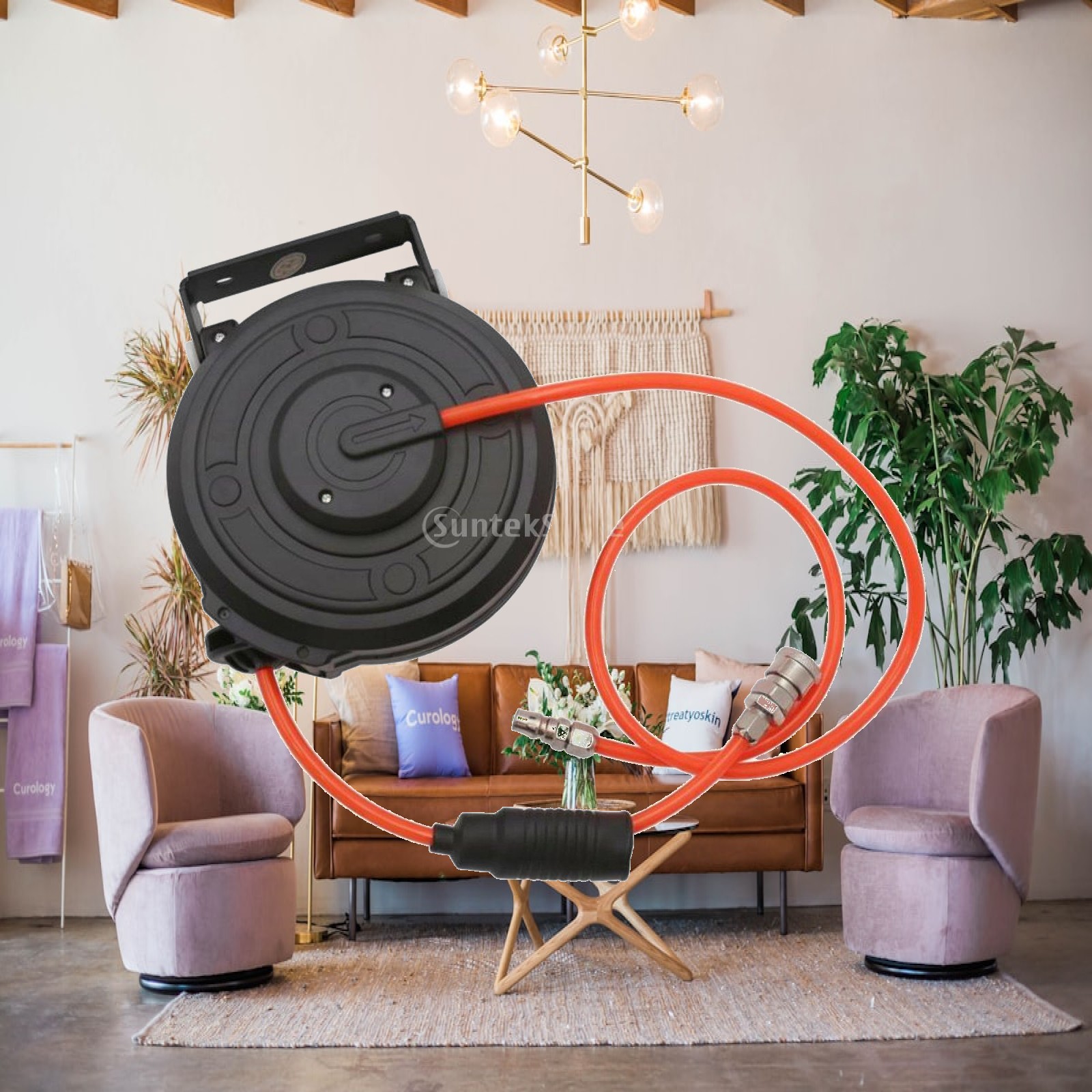 Tools In The Workshop - Retractable Pneumatic Air Hose Reel Flexible