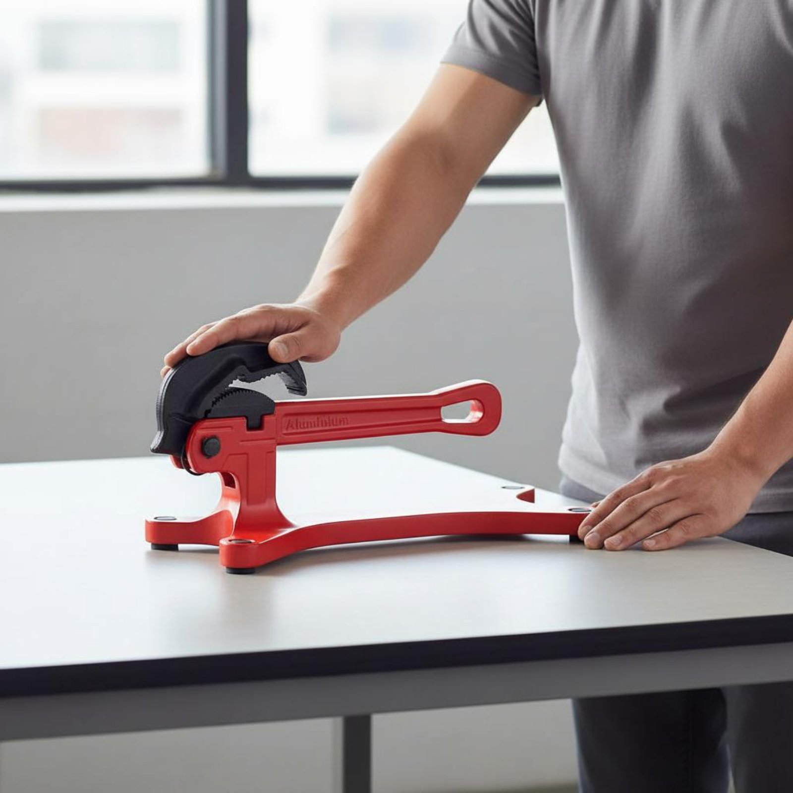 Tools In The Workshop - Self-Locking Pipe Wrench Portable Self-Adjusting Pipe