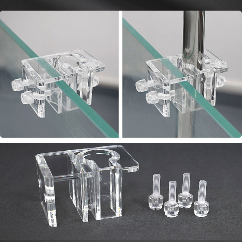 Pipe Clamp Bar - Fish Tank Acrylic Water Pipe Clamps