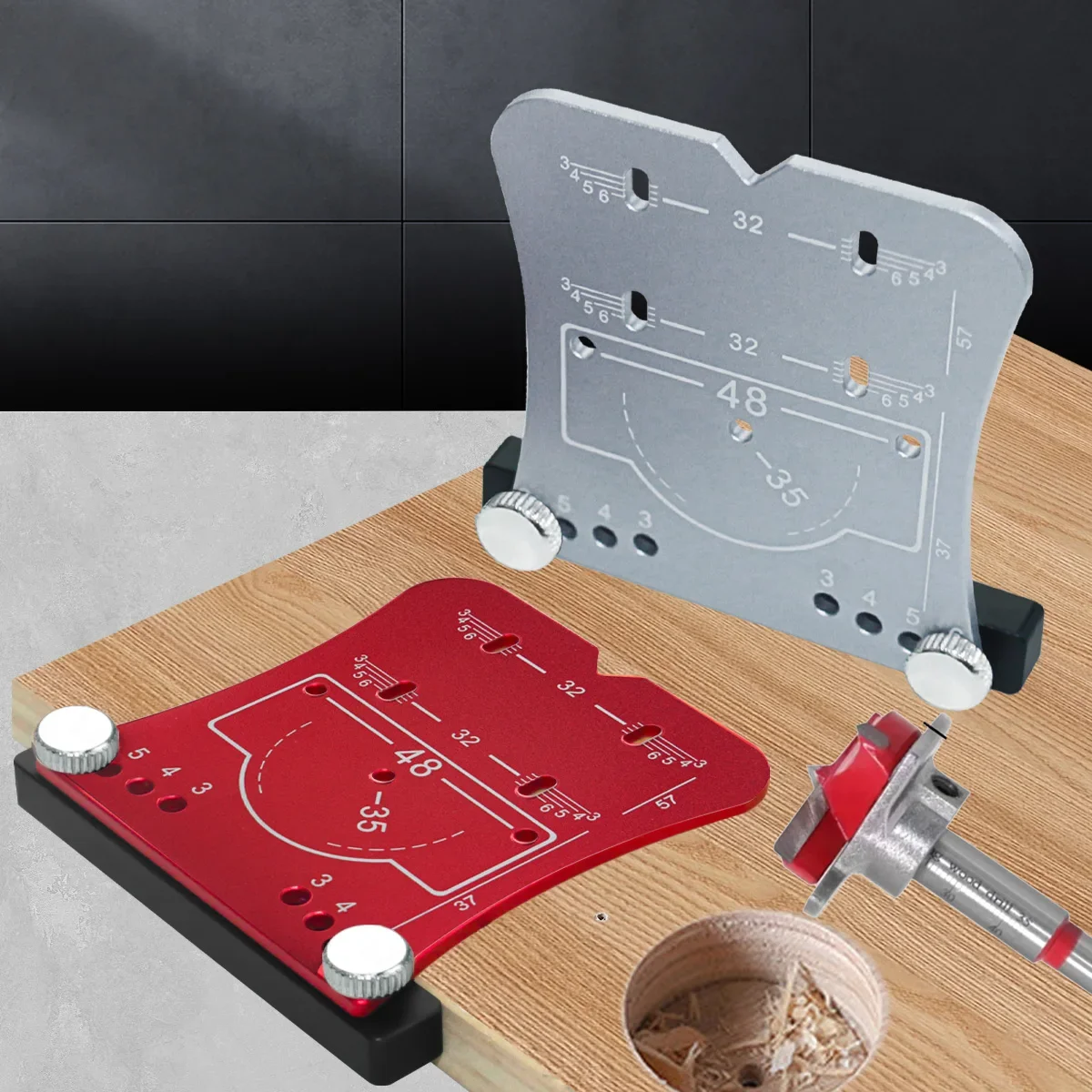 35mm Hinge Hole Positioning Te - огляд і ціна Dowel Jig Kit