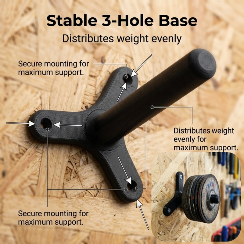 1Pcs Wall Mount Grinder Holder - огляд і ціна Workshop Tools Wall