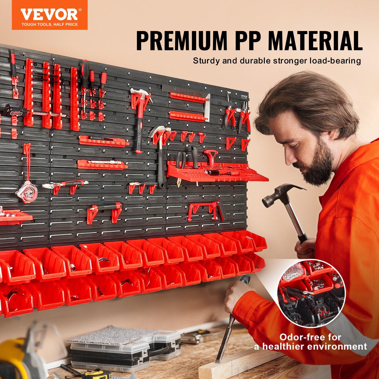 Wall Mounted 30-Bin Plastic Pa - огляд і ціна Workshop Tools Wall