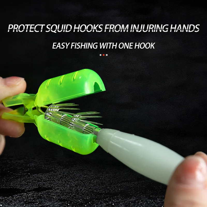10Pcs/Lot Squid Jig Hook Cover - огляд і ціна Dowel Jig Kit