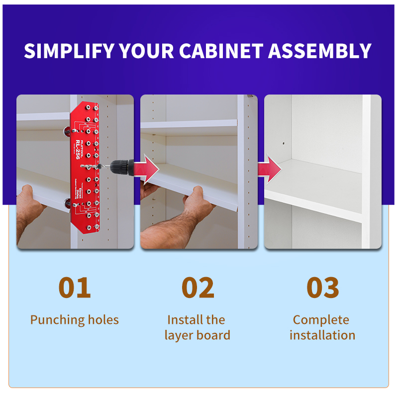 Shelf Pin Jig Set Aluminium Al - огляд і ціна Dowel Jig Kit