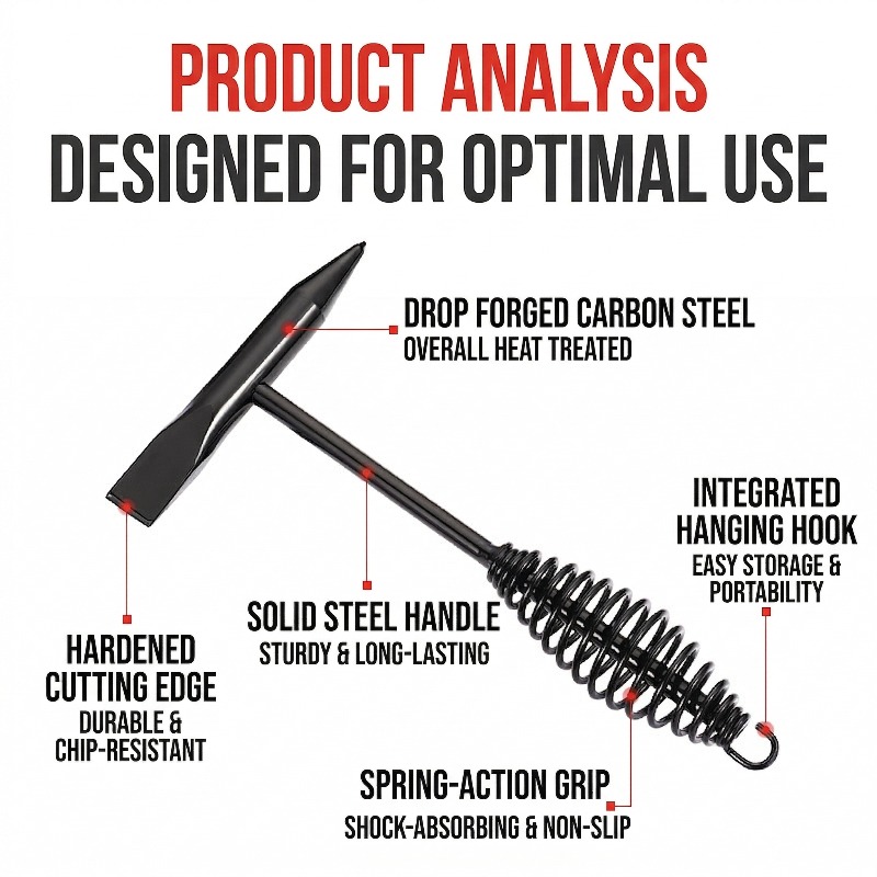 Welding Forged Slag Hammer Hig - огляд і ціна Workshop Tools Hammer