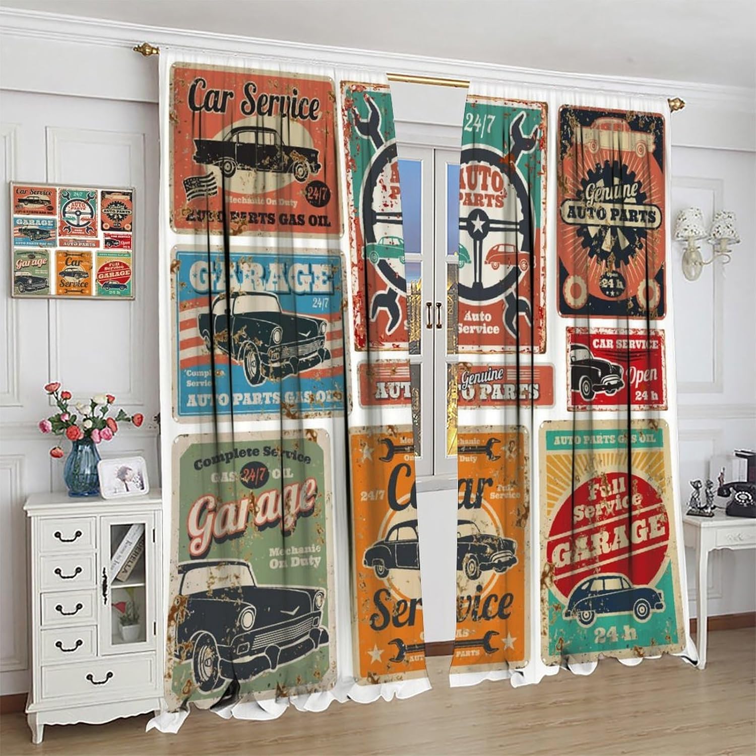 Garage Curtains, Vintage Man D - огляд і ціна Workshop Tools Youtube