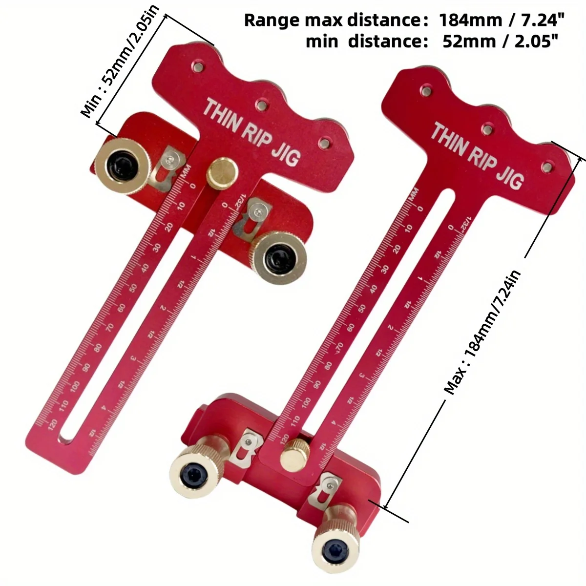 Thin Rip Table Saw Jig,3 Pulle - огляд і ціна Dowel Jig Kit