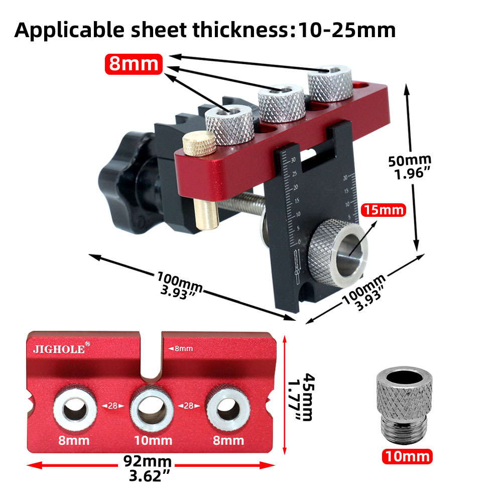 3 In 1 Universal Dowel & Pocke - огляд і ціна Dowel Jig Kit