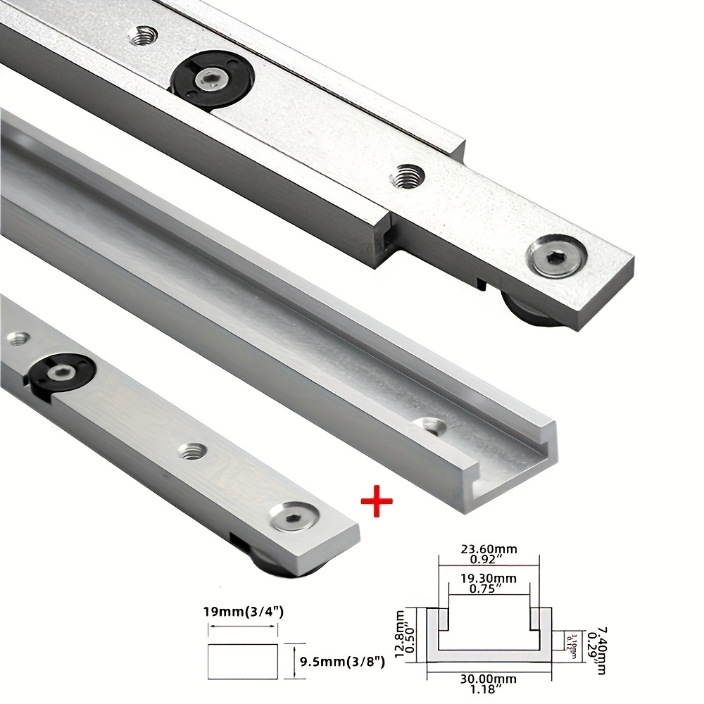 2Pcs T‑Track & Miter Track Jig - огляд і ціна Dowel Jig Kit