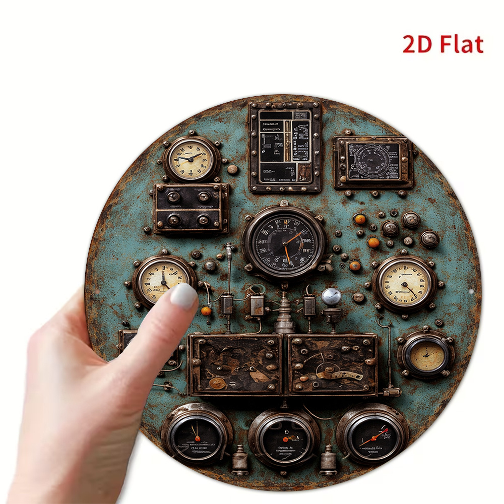 2D Flat Retro Dashboard Round  - огляд і ціна Workshop Tools Wall