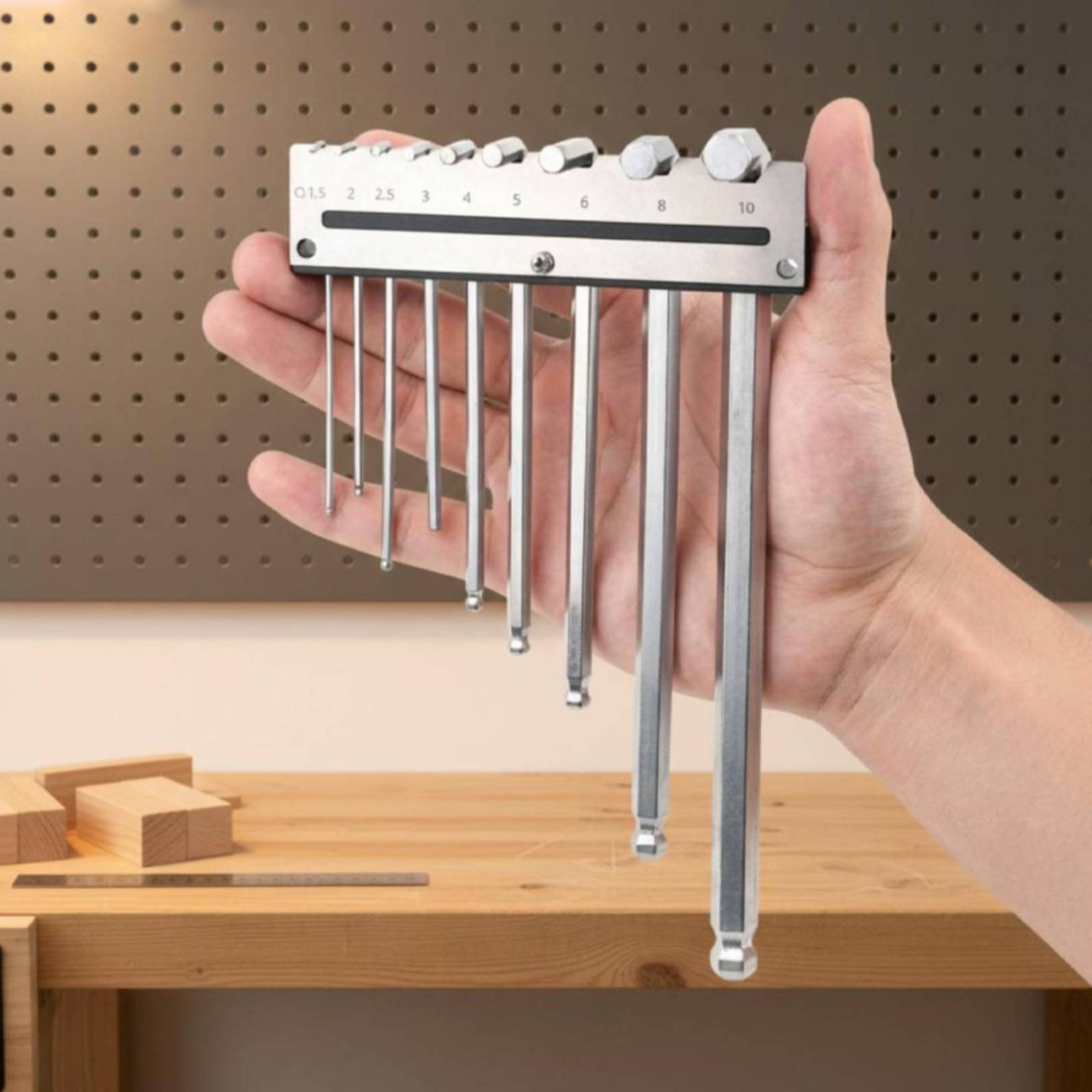 Wall Mounted Hex Key Holder Me - огляд і ціна Workshop Tools Wall