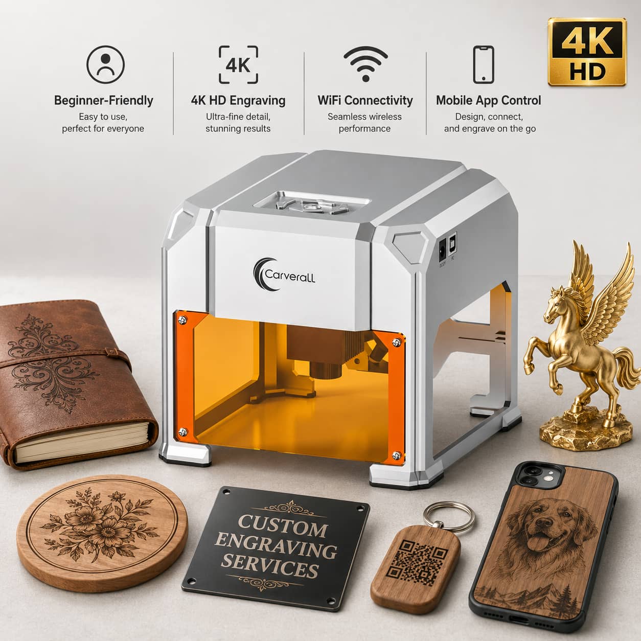 Carverall Laser Engraver Machi - огляд і ціна Workshop Tools Wood
