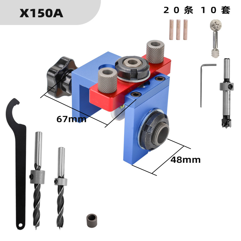 TEBAK W-136 Pocket Hole Jig Ki - огляд і ціна Dowel Jig Kit