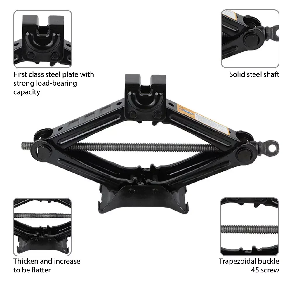 2T/3T Car Scissor Jack Manual  - огляд і ціна Workshop Cutting Tools
