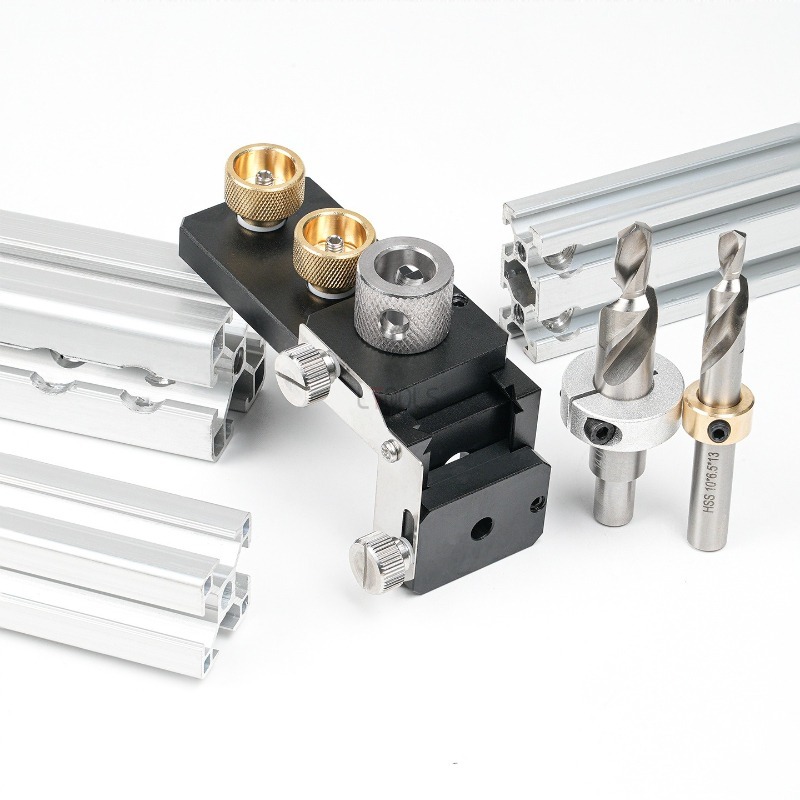 20/30/40 Aluminum Profile Trac - огляд і ціна Dowel Jig Kit