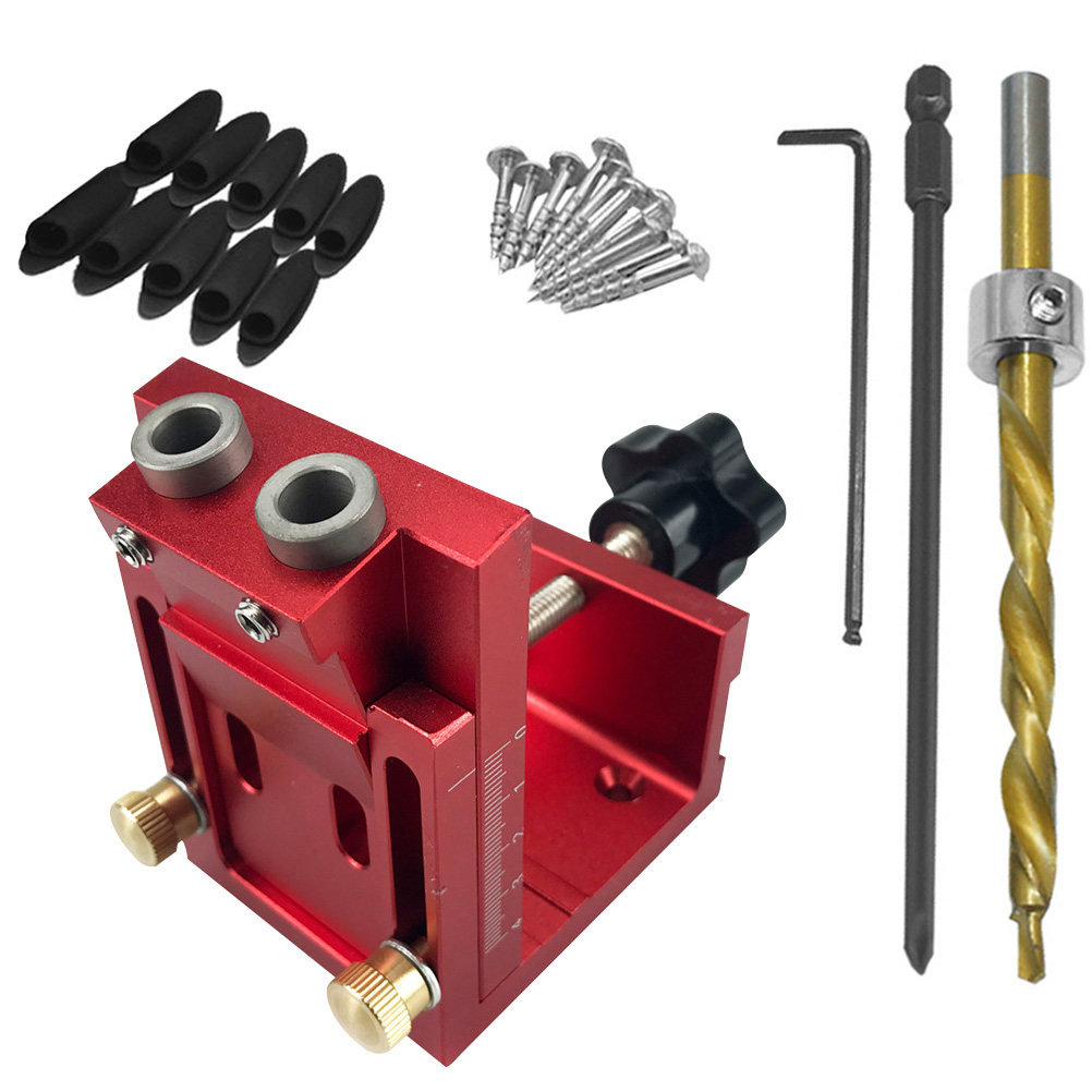 Pocket Hole Jig 1 Set 15 Degre - огляд і ціна Dowel Jig Kit