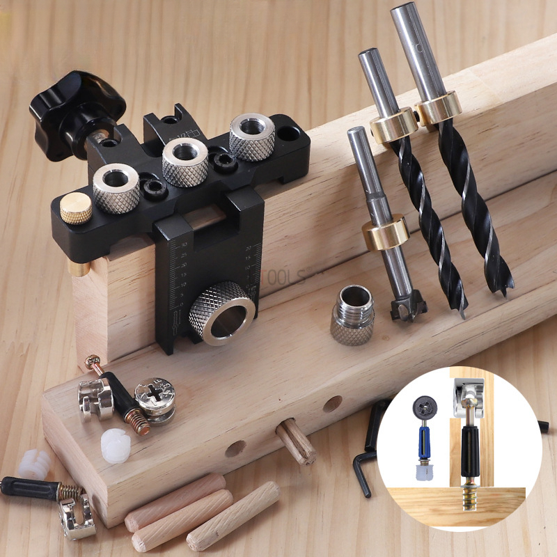 3 In1 Adjustable Doweling Jig  - огляд і ціна Dowel Jig Kit