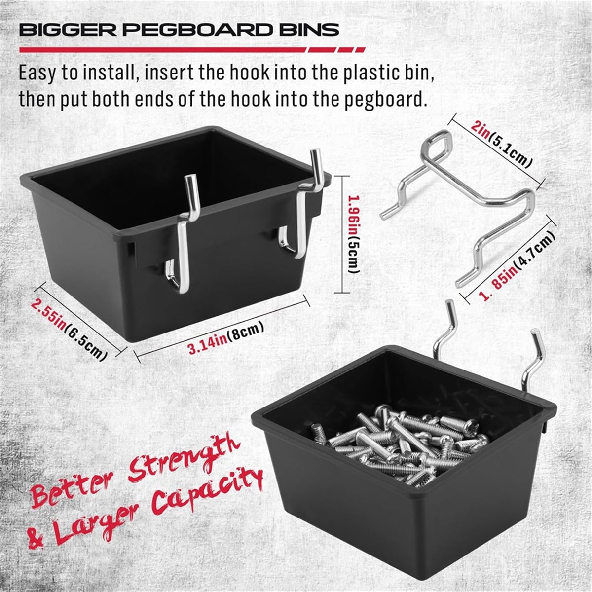 SALE AA63 121Pcs Pegboard Hook - огляд і ціна Workshop Tools Sale